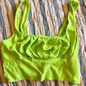 Kendall & Kylie Bright Lime Bandeau